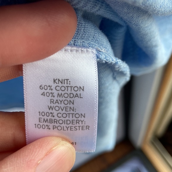 Absolutely cute sky blue embroidered tunic in size S - Picture 4 of 9